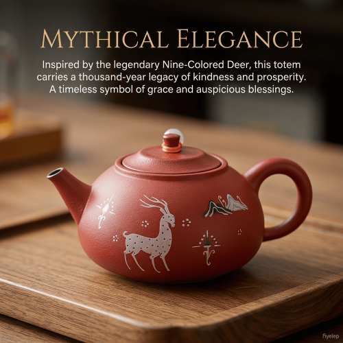 Imperial Deer · Cinnabar Matte · Silk Road Heritage · The Grace of Spiritual Harmony