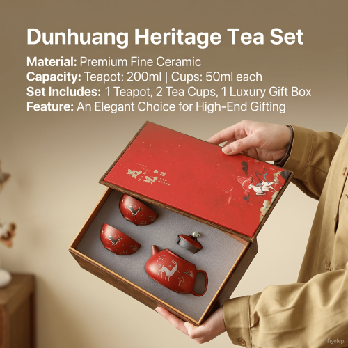 Imperial Deer · Cinnabar Matte · Silk Road Heritage · The Grace of Spiritual Harmony