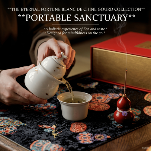 The Eternal Fortune Blanc de Chine Gourd Collection