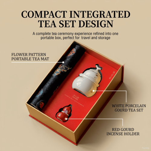 The Eternal Fortune Blanc de Chine Gourd Collection