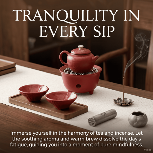 The Sanctuary of Mindfulness   Forbidden City Red   Imperial Masterpiece  Blanc de Chine