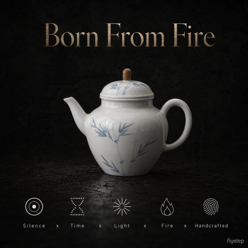 Handcrafted The Grass and Tree Ash Series Junzhu Miaoyun Pearl Teapot Dehua porcelain Collection  