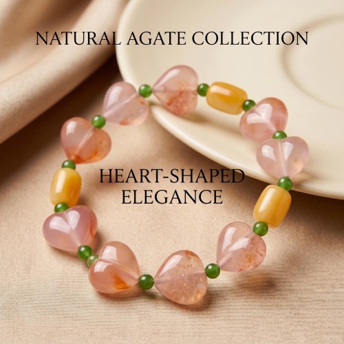 Golden Branch & Jade Dew Royal Custom Bracelet   Chinese Imperial Red Agate Wearable Talismans