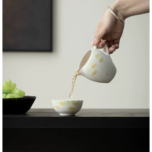 Hand-painted Snow White Glaze Beauty Queen Cup Dehua porcelain Collection  