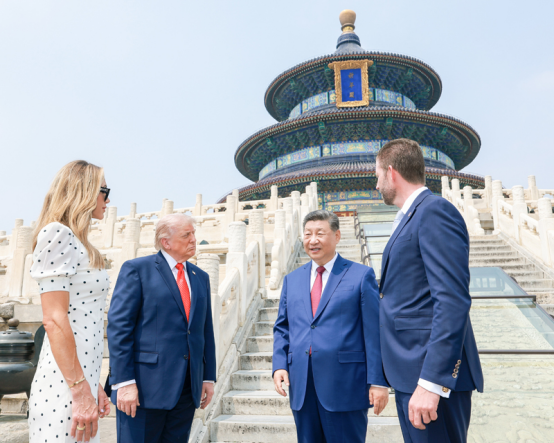 US President Donald Trump Visits the Temple of Heaven